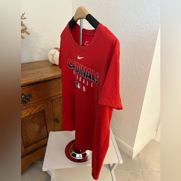 Cardinals Baseball Tee-Nike Dri-Fit Authentic Collection Performance Apparel - Picture 7 of 8